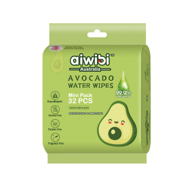 Aiwibi Mini Toallitas Agua Aguacate 8uds